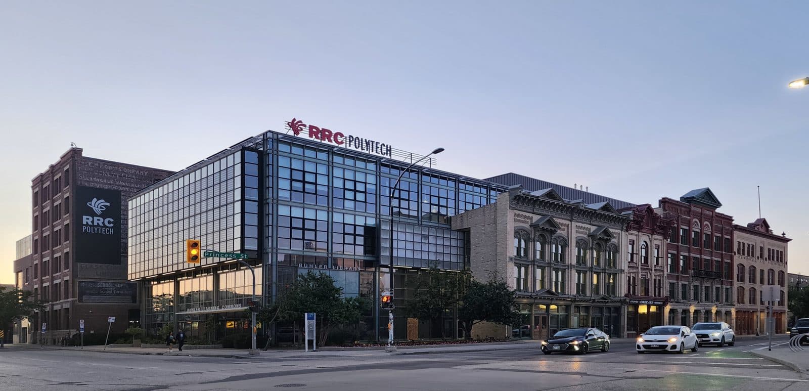 RRC Polytech Roblin Centre campus in Winnipeg's Exchange District