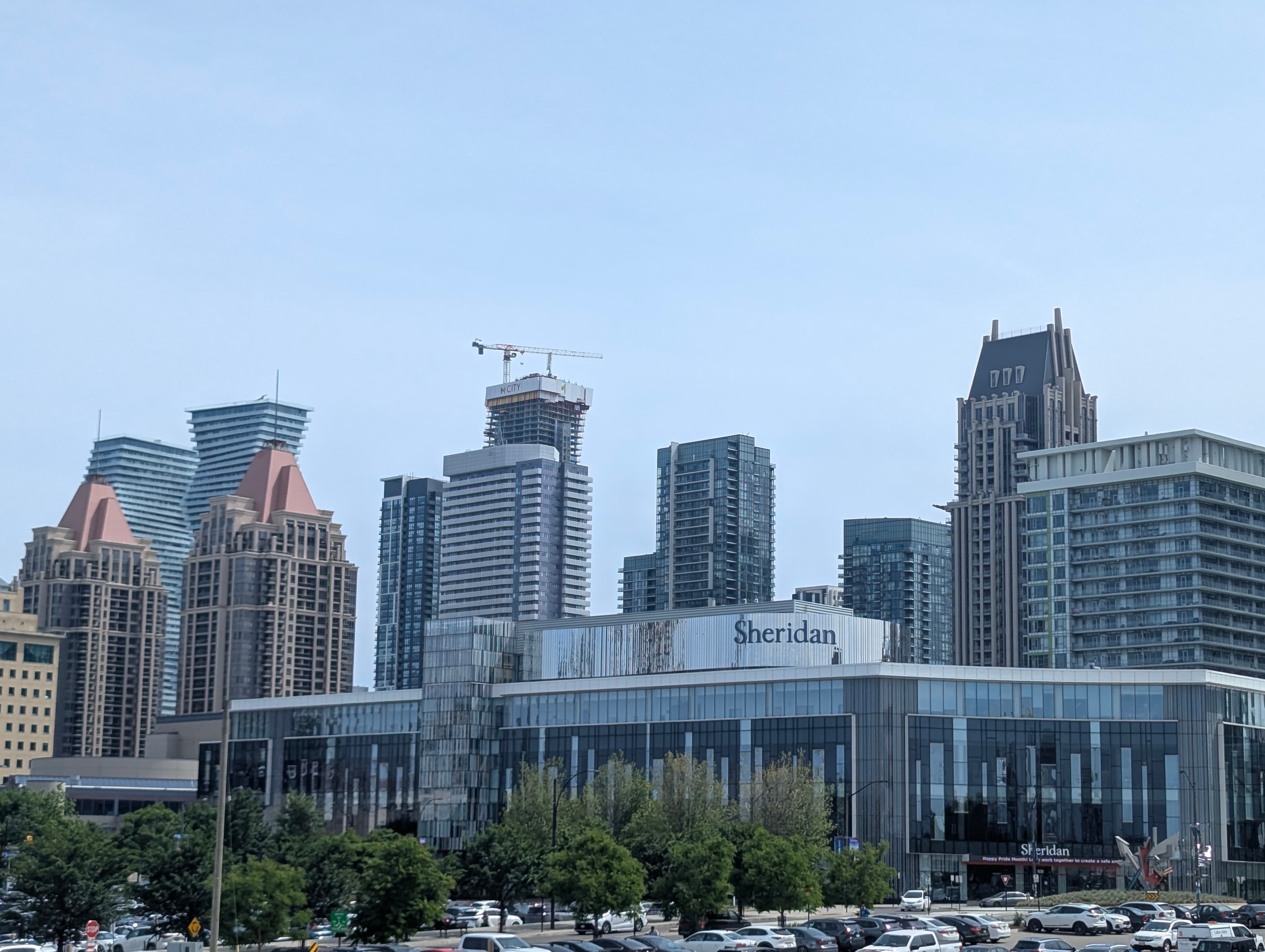 Sheridan College Hazel McCallion Campus in Mississauga, photographed in 2025.
