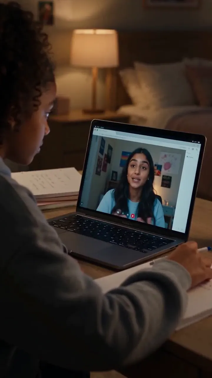 A one-to-one advising call between a student and a current university student adviser
