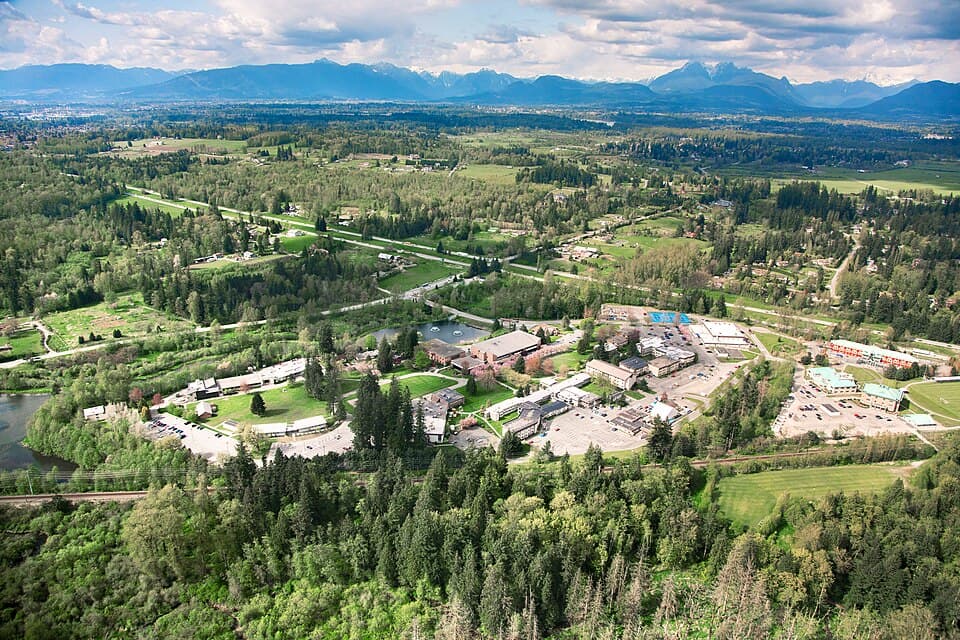 Trinity Western University campus visual