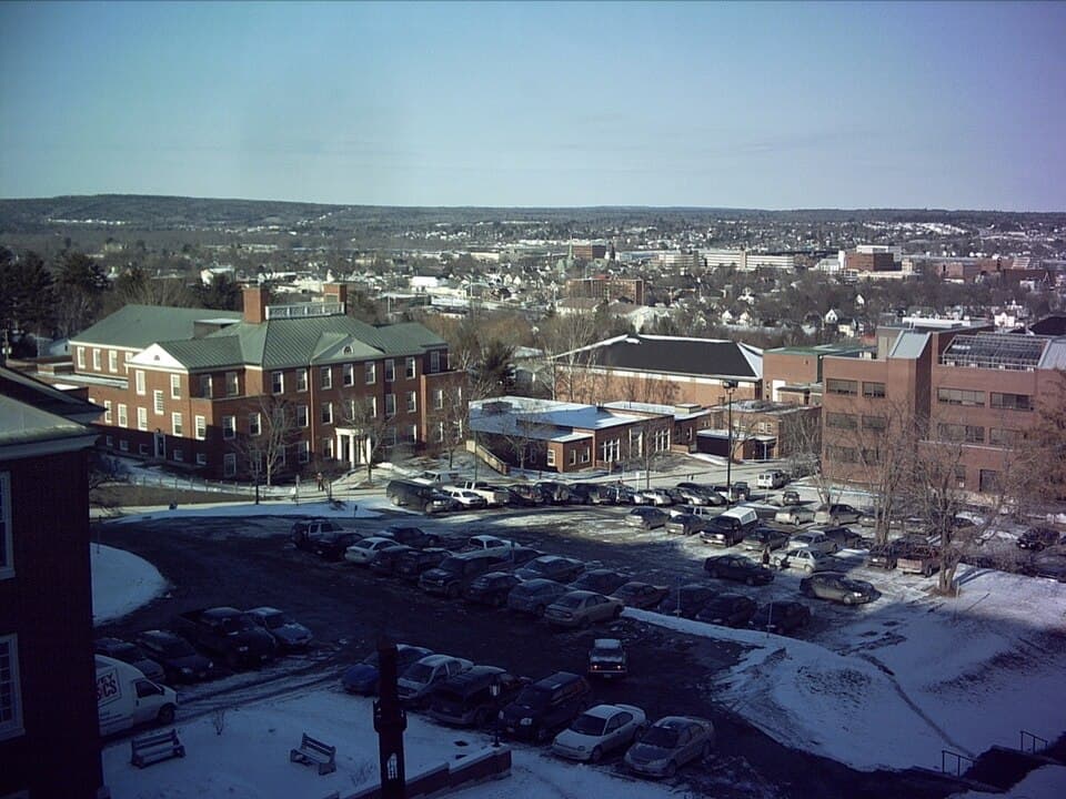 University of New Brunswick campus visual