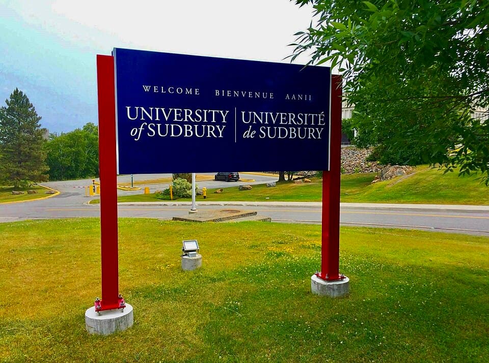 University of Sudbury campus visual